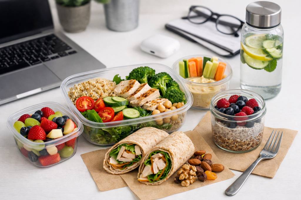 Alimentation au travail : idées de repas et collations saines faciles à emporter pour tenir toute la journée