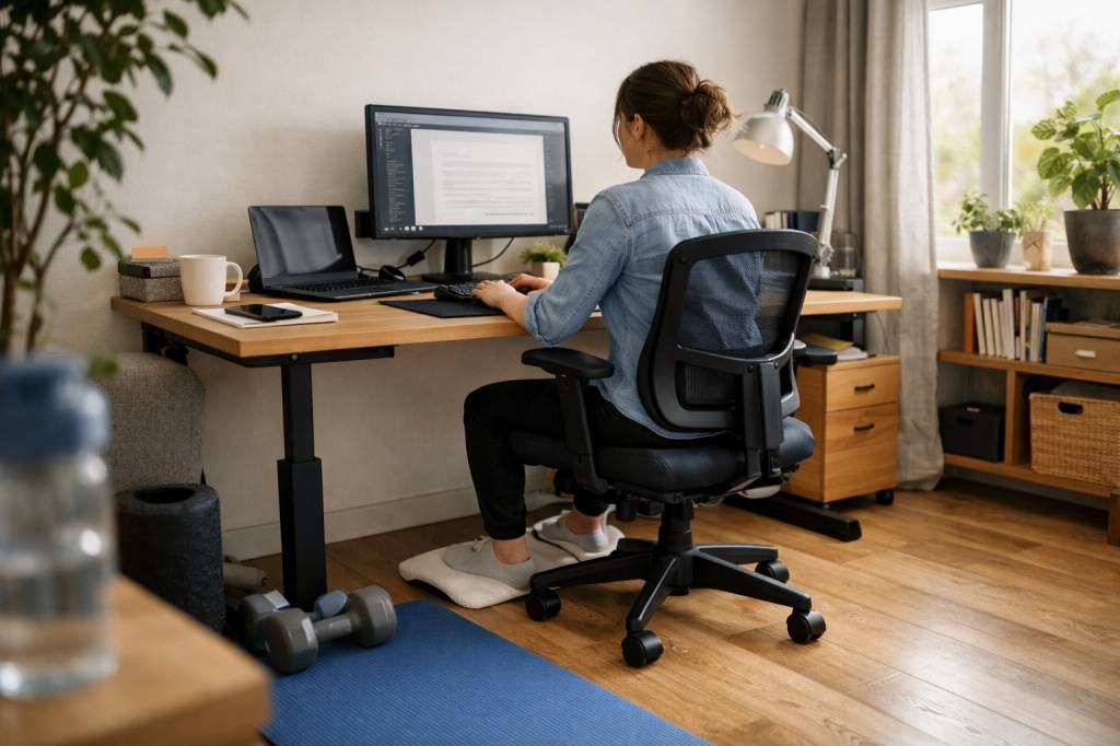 Télétravail et santé : organiser son espace pour prévenir les douleurs et la fatigue et rester productif